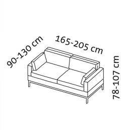Brühl Sofas Tomo soft – LAGERWARE – 2-Sitzer 72405 Lama 10