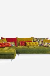 OHLINDA - Bretz - Ecksofa Z118li (midsummer oliv)